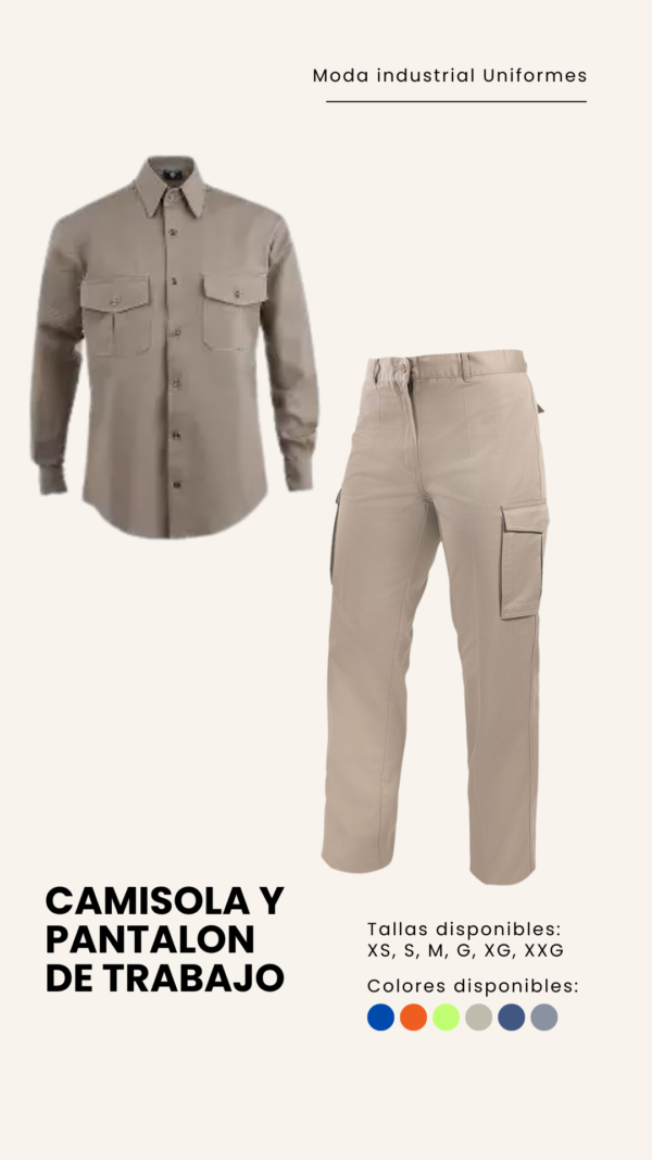 Camisola gabardina industrial