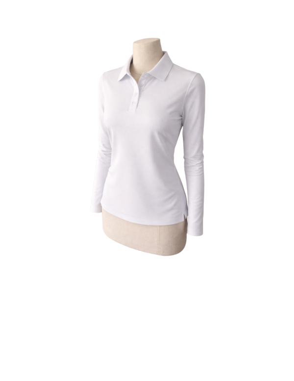 Playera tipo polo manga larga