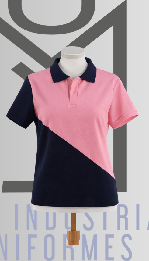 Playera tipo polo Piqué