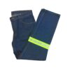 Pantalón de mezclilla con cinta reflejante